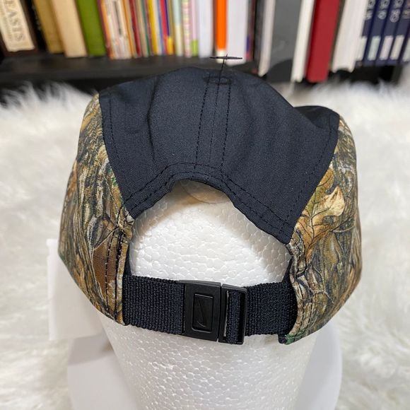 NIKE REAL TREE AW84 5 PANEL HAT BLACK "NWT" - Picture 4 of 4